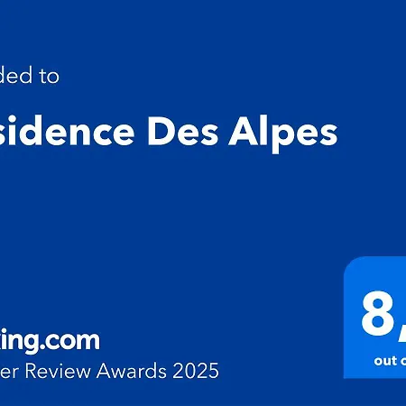 דירה Des Alpes *